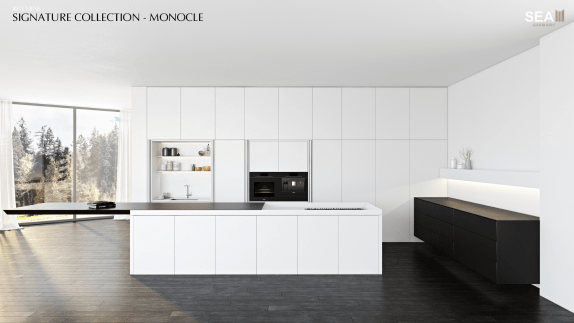 Monocle kitchen set collection by SEAFORM