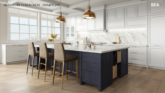 Hamptons kitchen set collection by SEAFORM